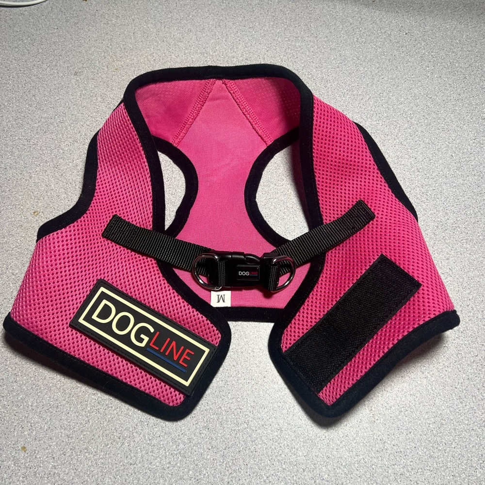 Pink Mesh Dog Harness